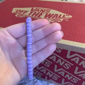 It’s a homemade clay beads bracelet